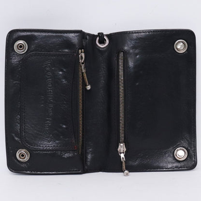Chrome Hearts Cross Patch 2-Zip Star Bi-Fold Wallet Size F