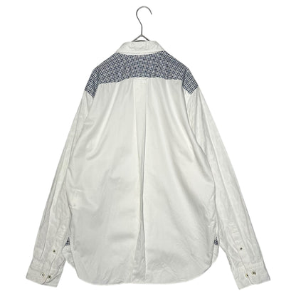 CDG Junya Watanabe Man 19AW Paisley Check Panel Shirt Size S