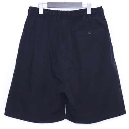 SUS-SOUS 25SS Black Cargo Organic Cotton Silk Shorts Size 9