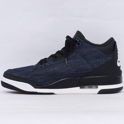 LEVI Air Jordan 3 Retro Indigo Sneakers Size 29cm