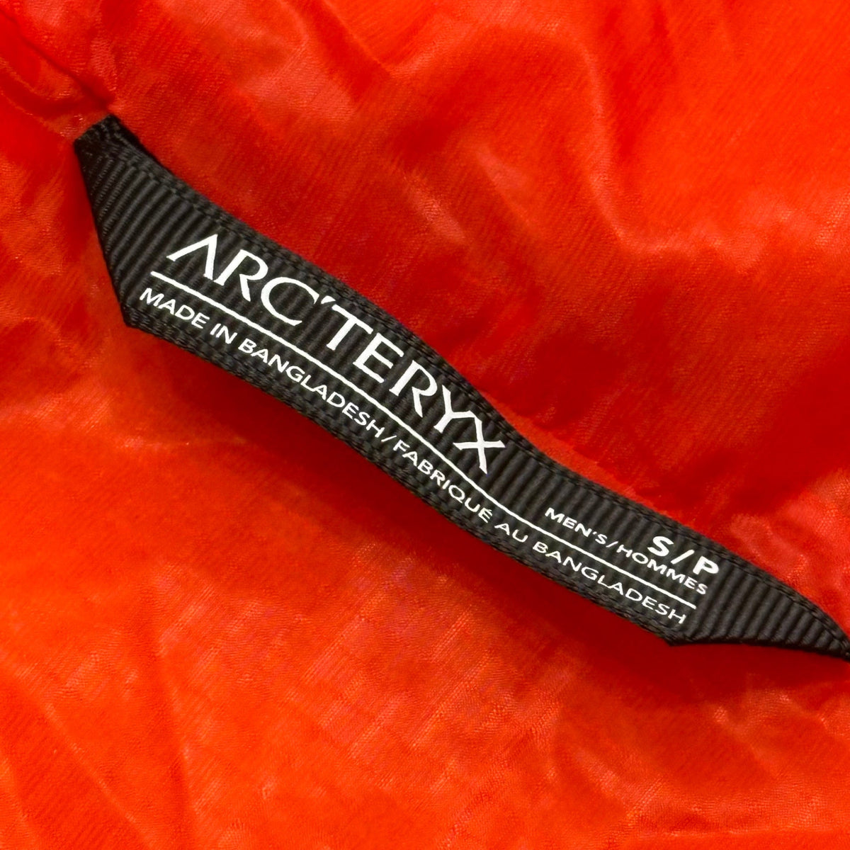 ARC'TERYX 19s NUCLEI FL Insulated Jacket Orange Size S