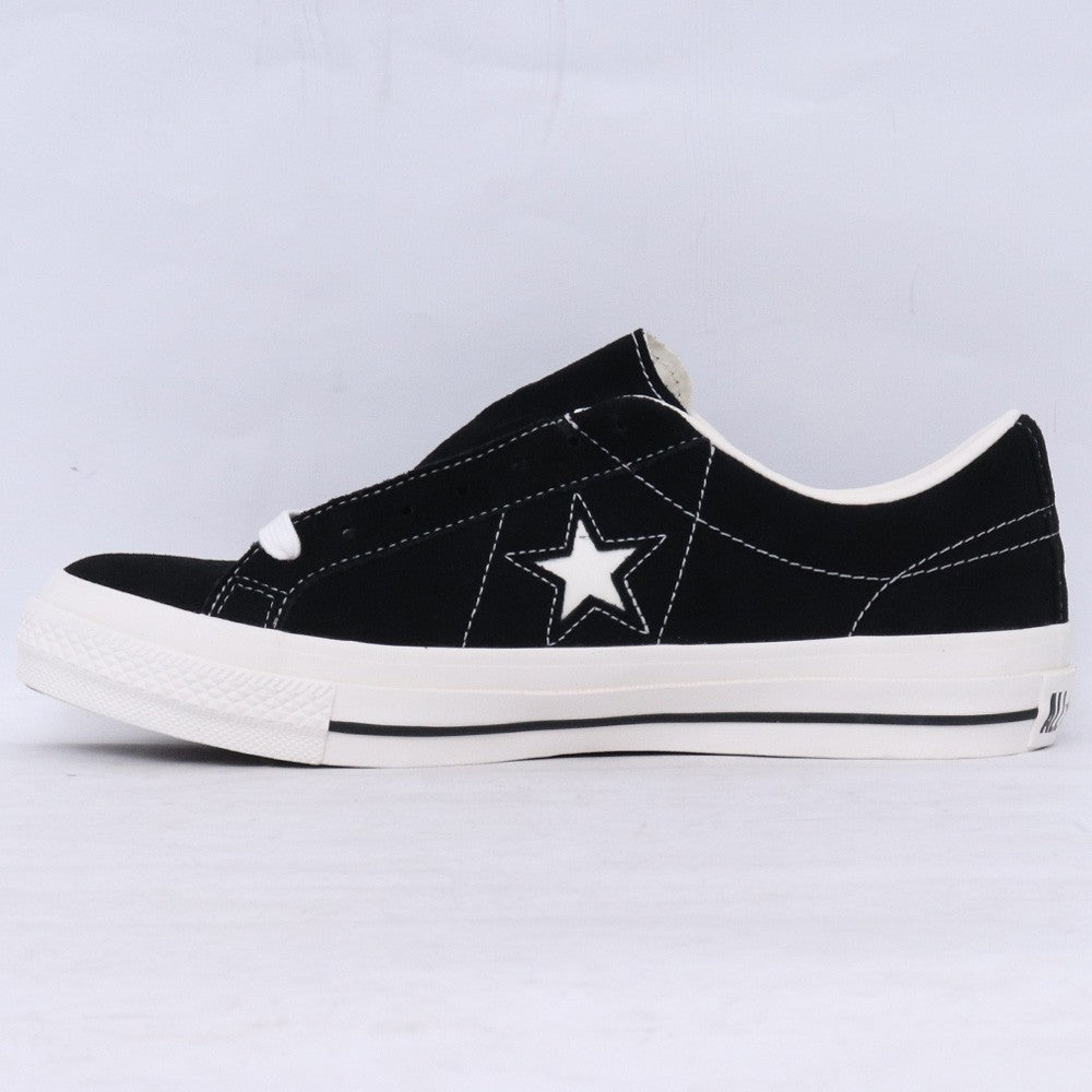 Converse One Star Suede Black Sneakers Size 26cm