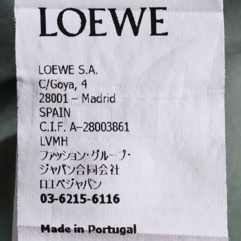 LOEWE Paula's Ibiza Anagram Short Sleeve Shirt Green Size 38