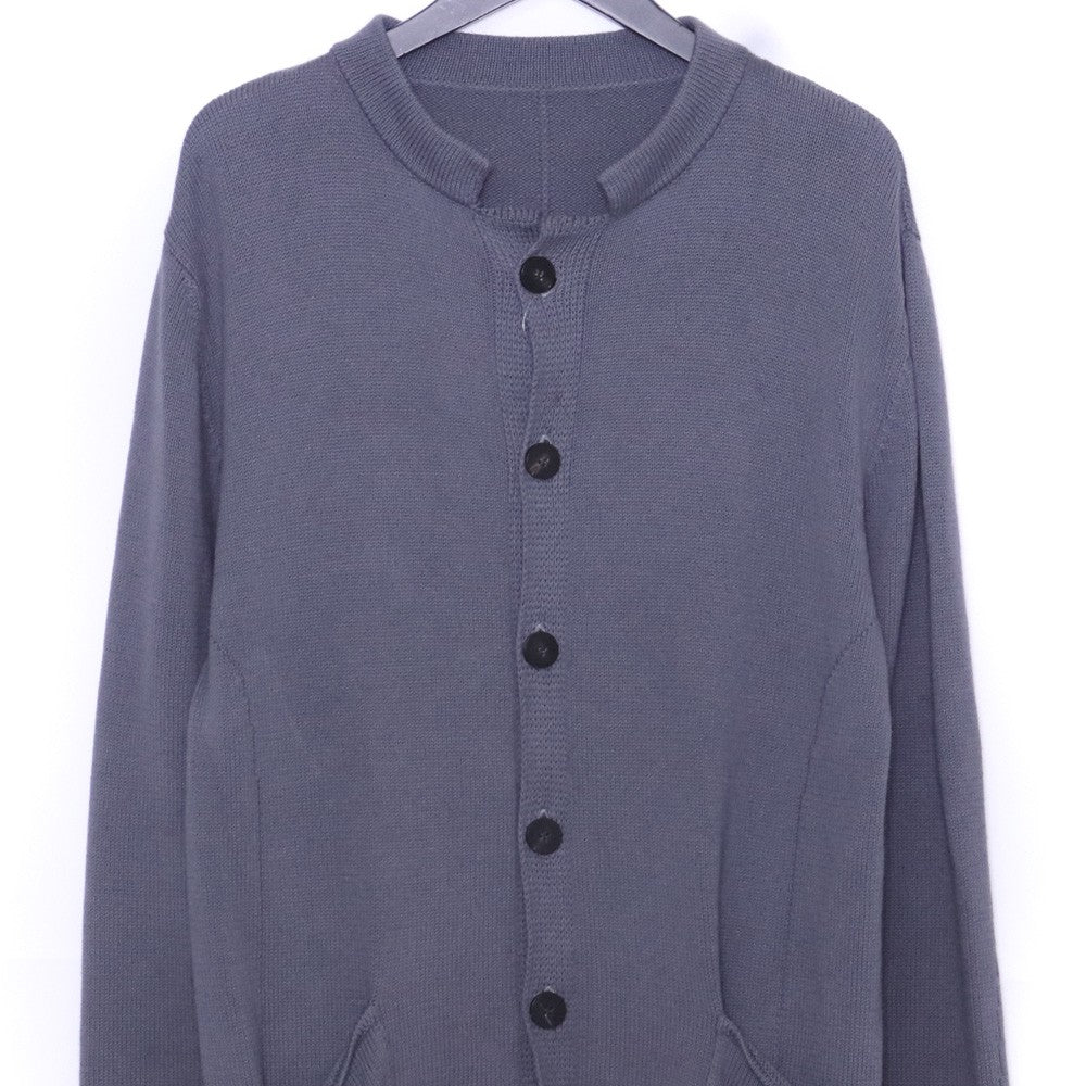 Incarnation Cotton Linen Piece Dyed Cardigan Gray Size M