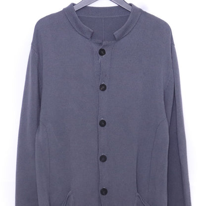 Incarnation Cotton Linen Piece Dyed Cardigan Gray Size M