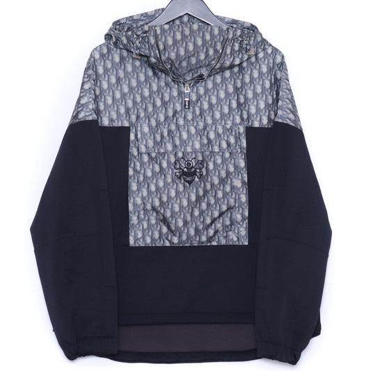 DIOR x Shawn Stussy Oblique Half-Zip Jacket Black Size M