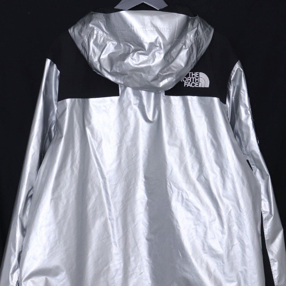 SUPREME 18SS TNF Metallic Mountain Jacket Silver Size L