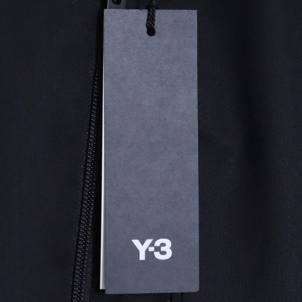 Y-3 REFINED WOOL TRACK TOP 3-STRIPES Jacket Black Size M