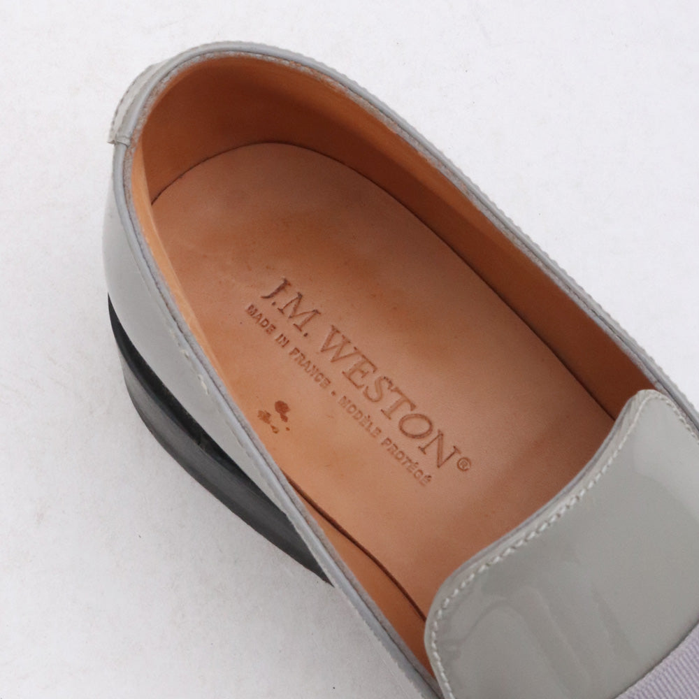 J.M.WESTON Patent Sneakers Gray Size 3D