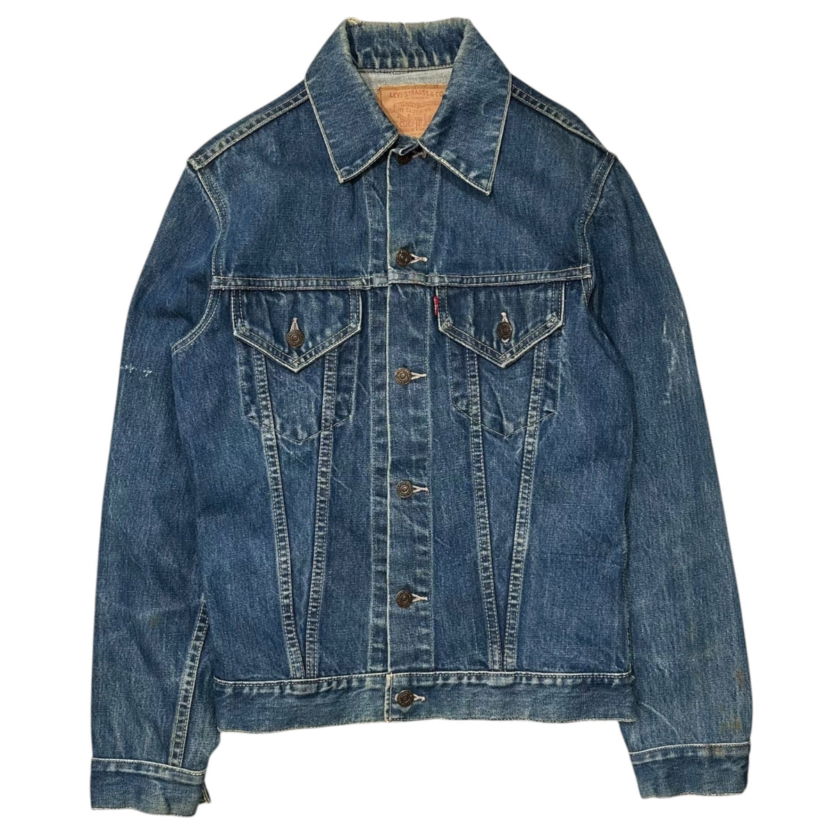 Levi's 60s Vintage 558 Big E Long Jacket Indigo Size 38