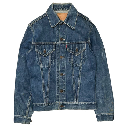 Levi's 60s Vintage 558 Big E Long Jacket Indigo Size 38