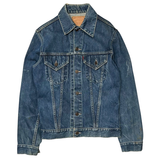 Levi's 60s Vintage 558 Big E Long Jacket Indigo Size 38