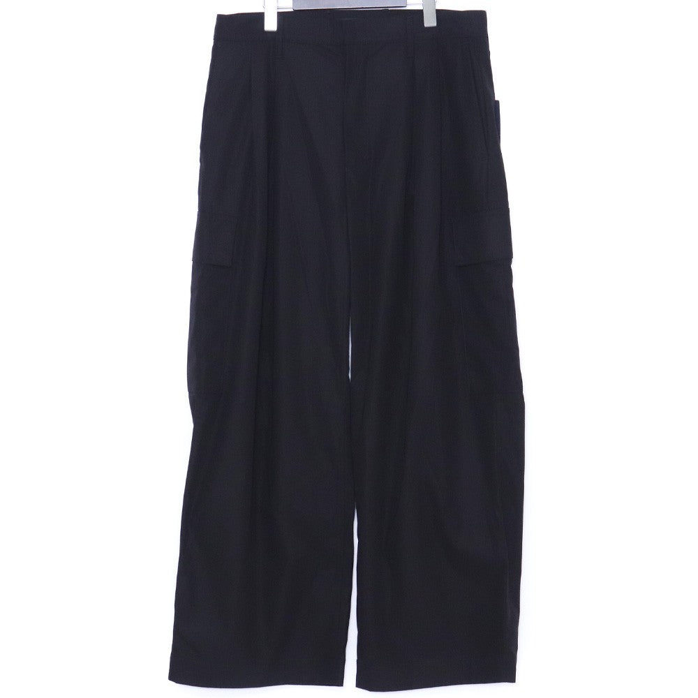 ALMOSTBLACK 25SS Wide 6-Pocket Pants Black Size 3