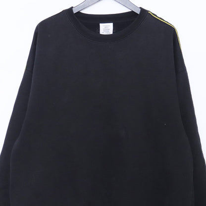 VETEMENTS Logo Tape Pullover Sweatshirt Black Size S