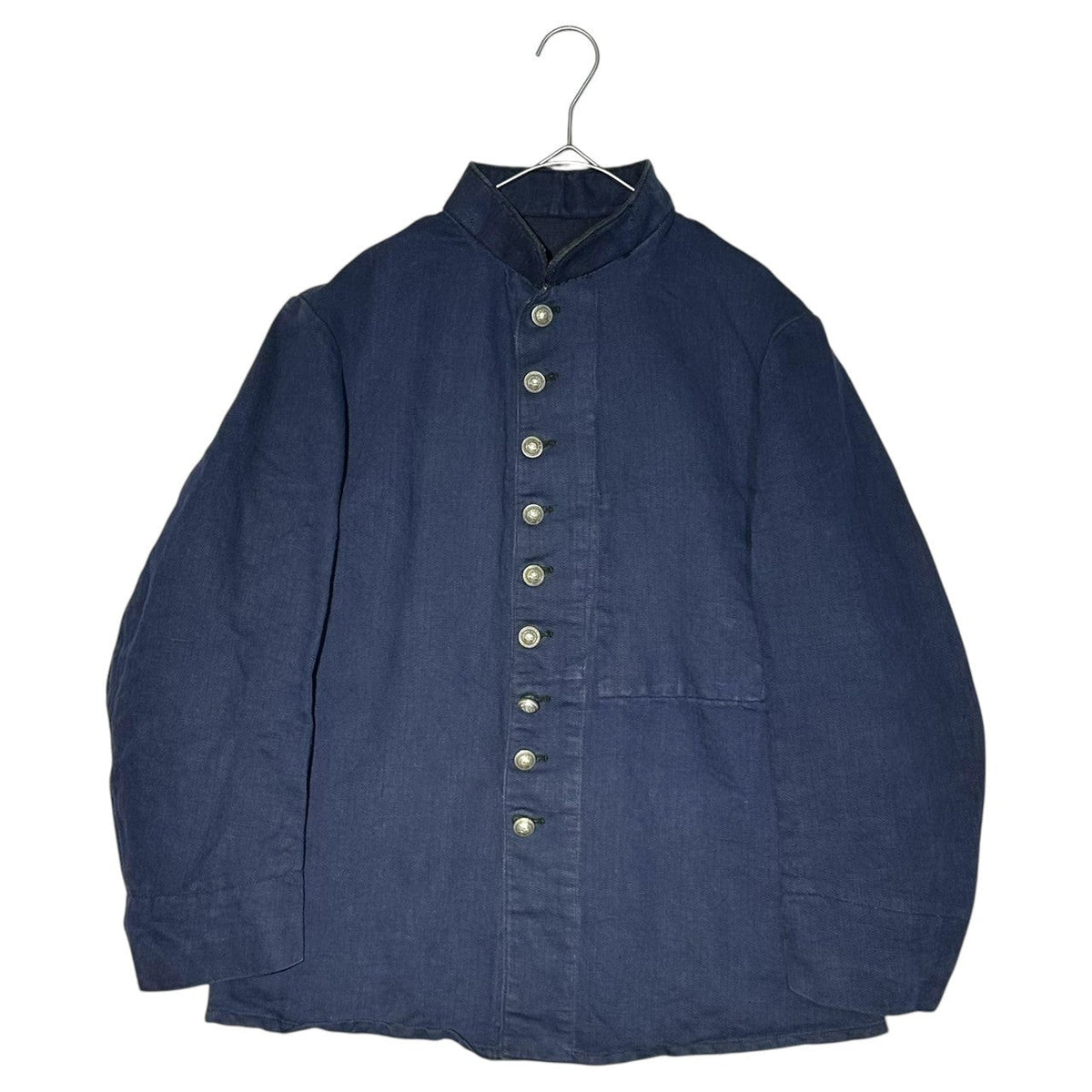 Euro antique 1920s French Linen Fireman Jacket