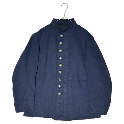 Euro antique 1920s French Linen Fireman Jacket