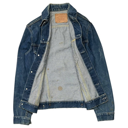 Levi's 60s Vintage 558 Big E Long Jacket Indigo Size 38