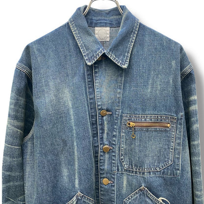 NEW MANUAL #025 LE Work Denim Jacket Indigo Free Size