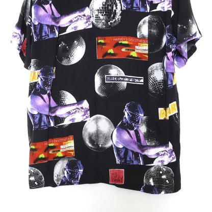 Wacko Maria DJ HARVEY S S/S Hawaiian Shirt Black Size L