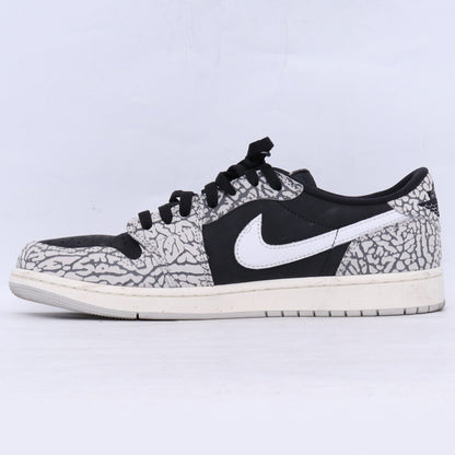 NIKE Air Jordan 1 Retro Low OG Cement Sneakers Size 28cm