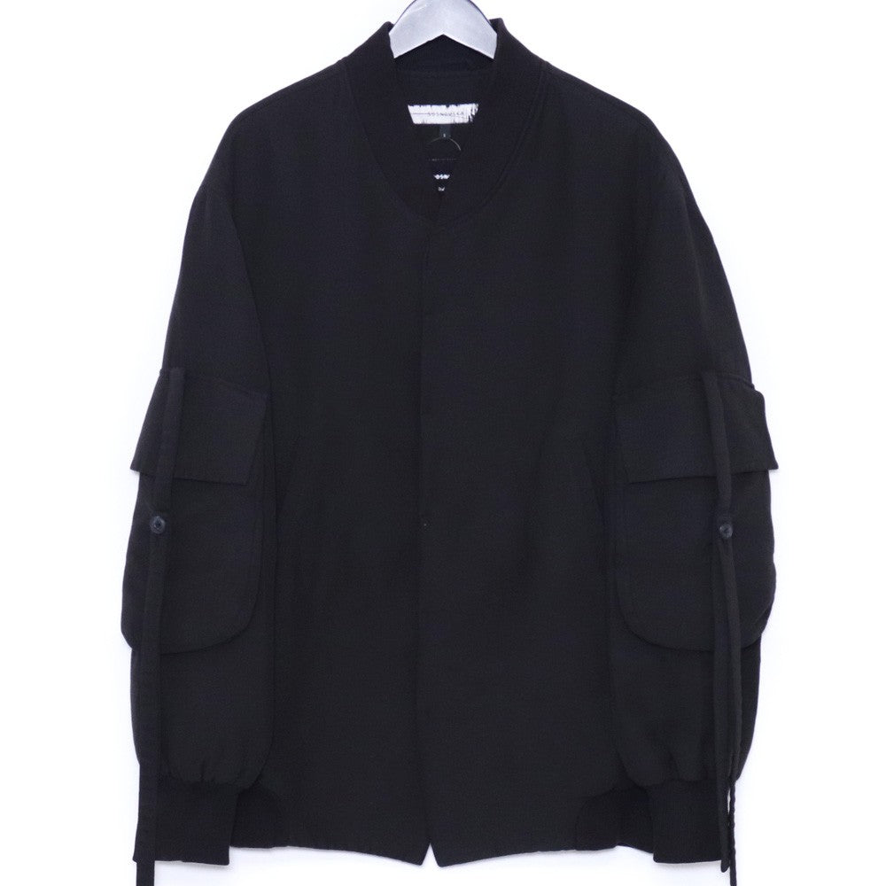 SOSNOVSKA LOOM OSAKA Wide Patch Pocket Bomber Black Size S