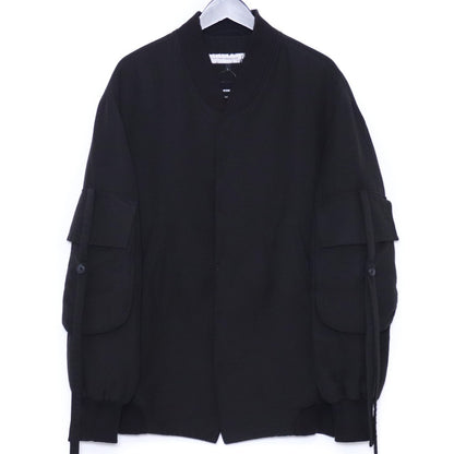 SOSNOVSKA LOOM OSAKA Wide Patch Pocket Bomber Black Size S
