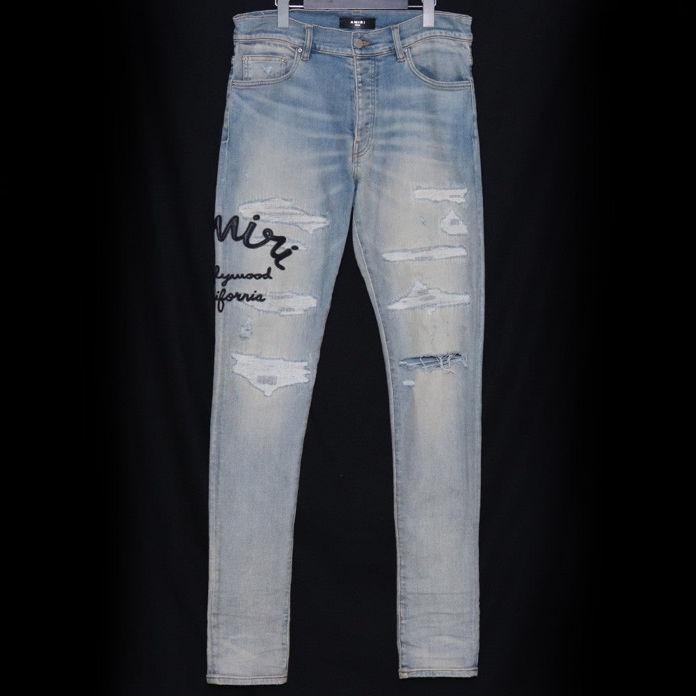 AMIRI 24AW Hollywood Thrasher Jeans Indigo Size 32