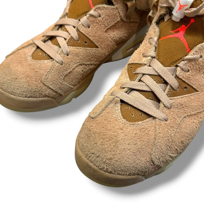 NIKE x TRAVIS SCOTT Air Jordan 6 Sneakers Beige Size 26.5cm
