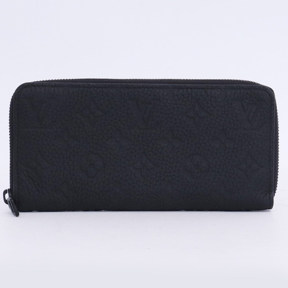 Louis Vuitton Monogram Zippy Wallet Horizontal Black Size F