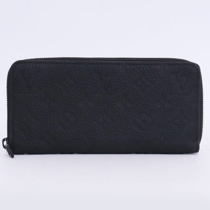 Louis Vuitton Monogram Zippy Wallet Horizontal Black Size F