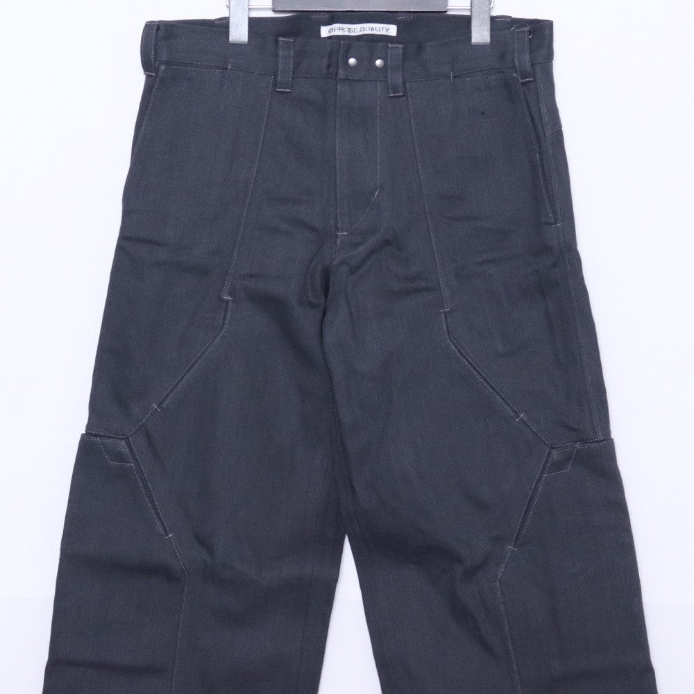 OPPOSE DUALITY 24AW 10 Pocket Panel Denim Gray Size 48