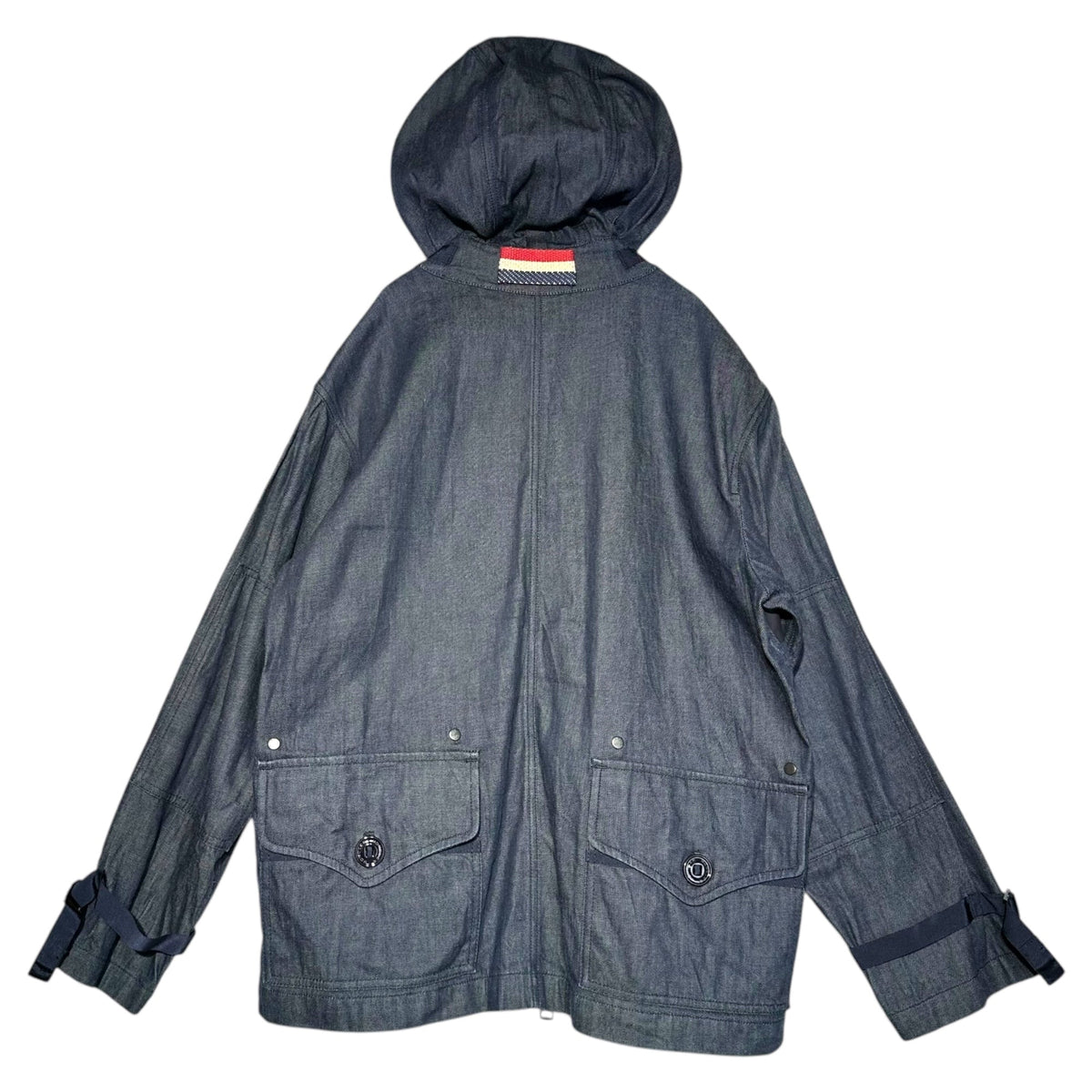 MONCLER ALAIN Urethane Tape Denim Jacket Indigo Size 0