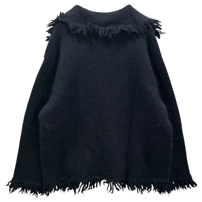 tricot COMME des GARCONS 92AW Fringe Wool Sweater Size FREE