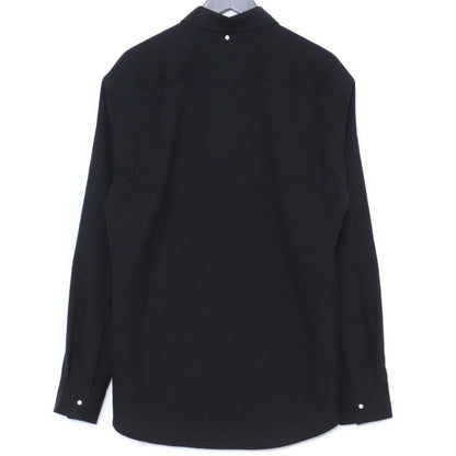OAMC BLACK IAN SHIRT Zip Button Up Shirt Black Size S