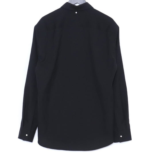 OAMC BLACK IAN SHIRT Zip Button Up Shirt Black Size S