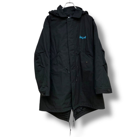 SEQUEL Fishtail Padded Mod Coat Black Size S