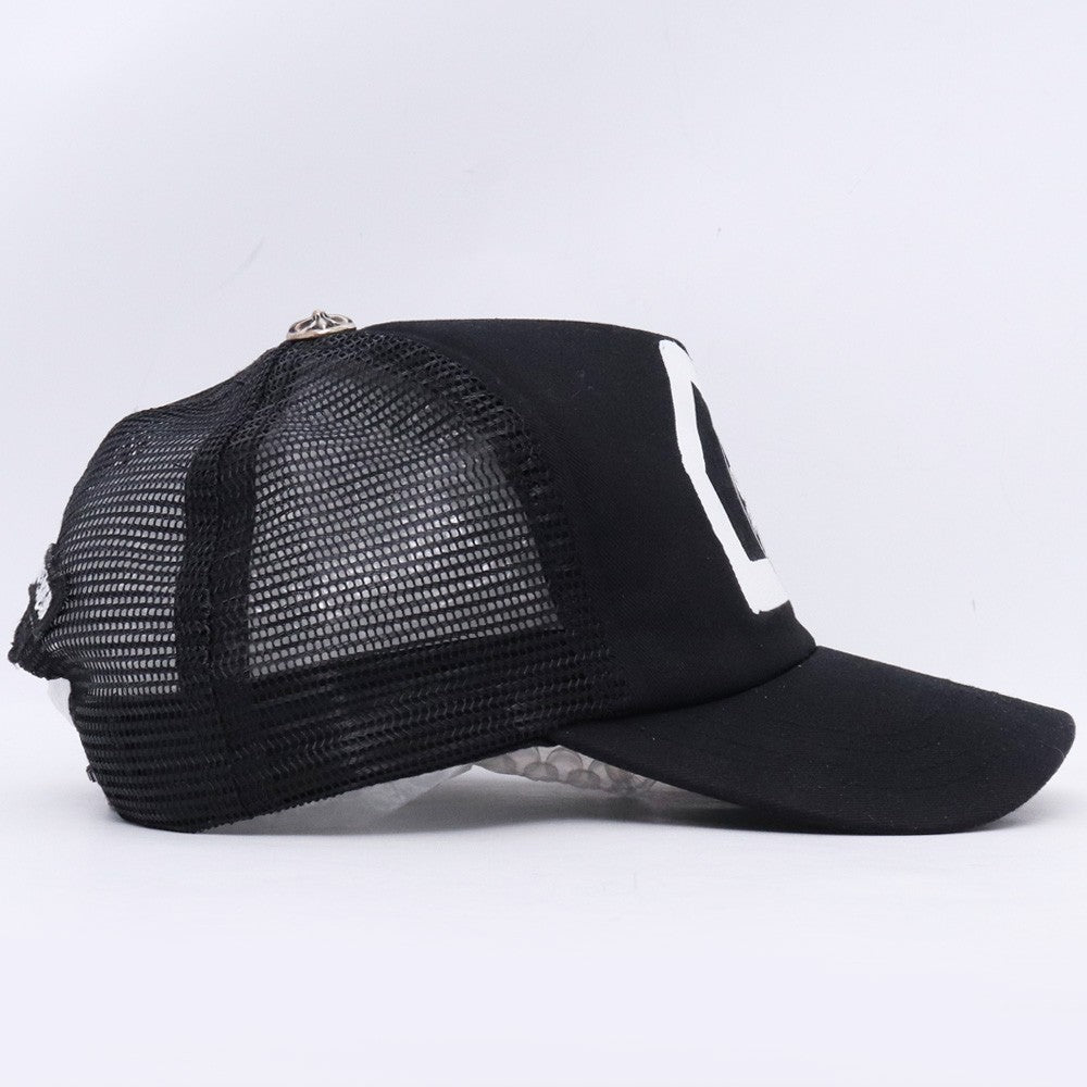 CHROME HEARTS DSM Limited Mesh Trucker Cap Black Size F