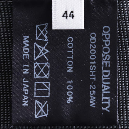 OPPOSE DUALITY 25AW Gray Panel Shirt Size 44