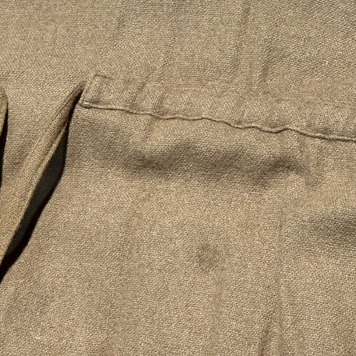Y's 70s Vintage Wool Raglan Sleeve Smock Dress Size JP 9