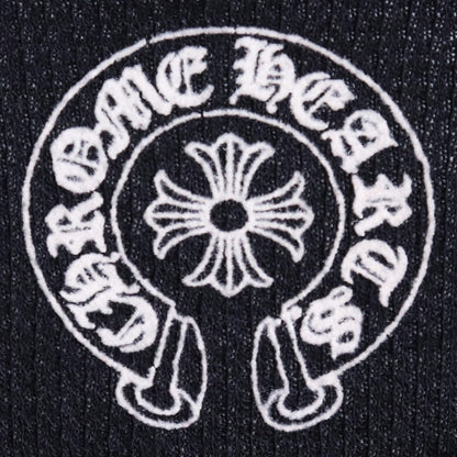 CHROME HEARTS Old Horseshoe Thermal T-Shirt Black Size L