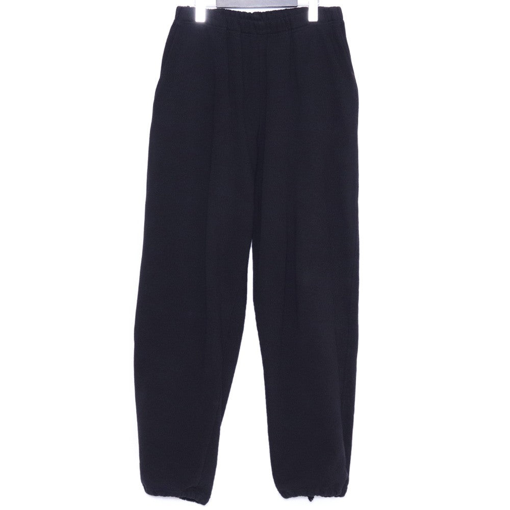 COMOLI 25AW Cotton Fleece Sweatpants Black Pants Size 2