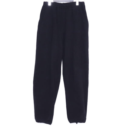 COMOLI 25AW Cotton Fleece Sweatpants Black Pants Size 2