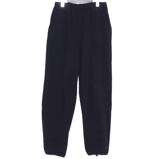 COMOLI 25AW Cotton Fleece Sweatpants Black Pants Size 2