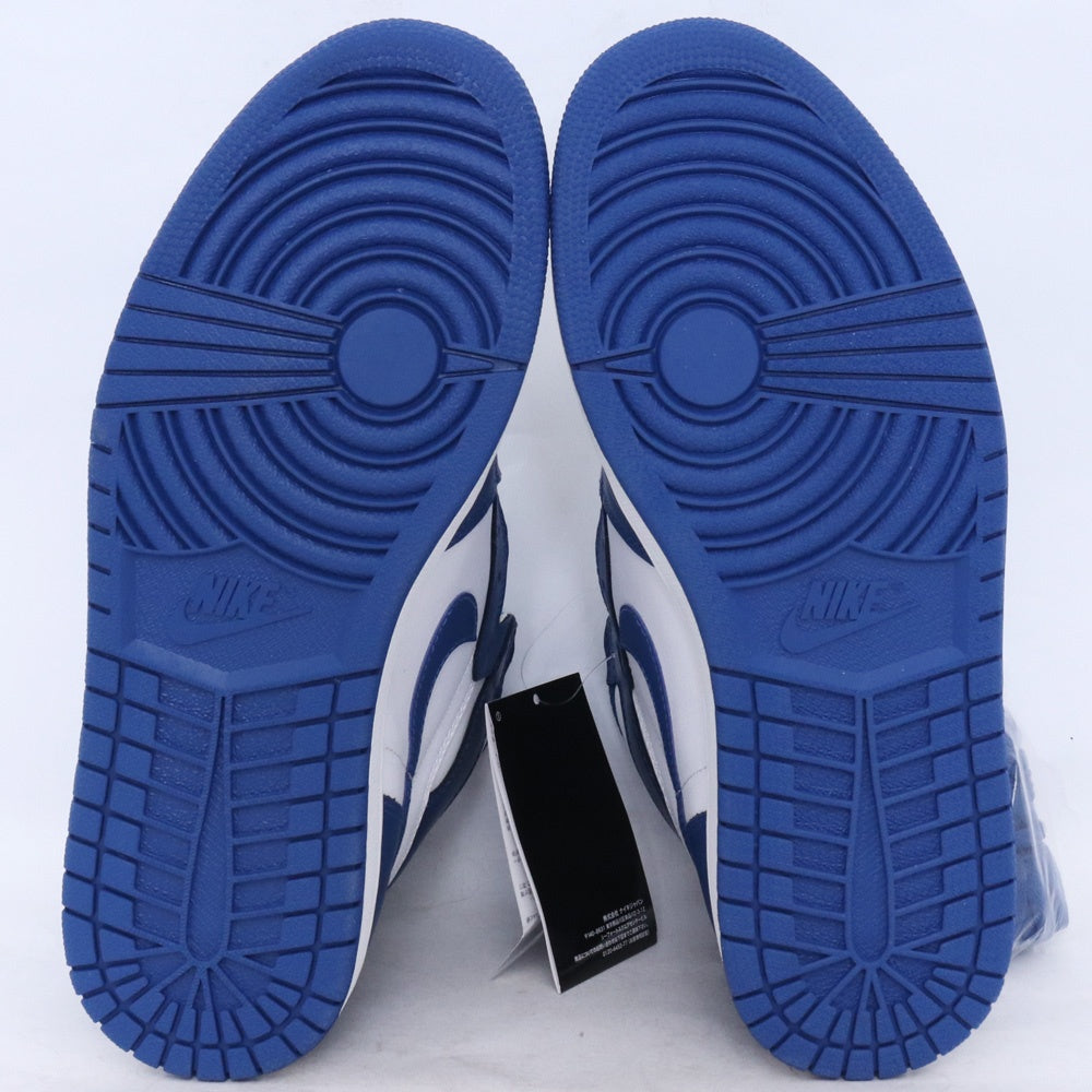 NIKE Air Jordan 1 Retro High OG Storm Blue Sneakers Size 27.5cm