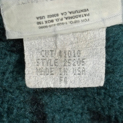 Patagonia 1994 Sacajawea Synchilla Jacket Green/Black Size M