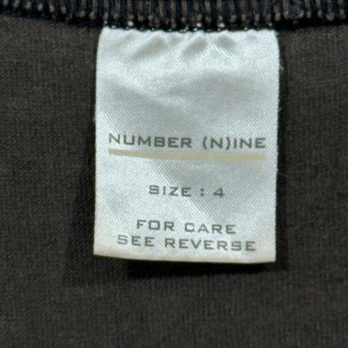 NUMBER (N)INE 01SS "TIME" Perforated Skull Tank Top Size 4