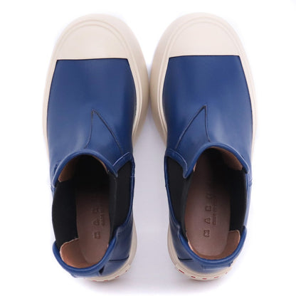 MARNI CHELSEA BOOT Nappa Leather Chelsea Boots Blue Size 35