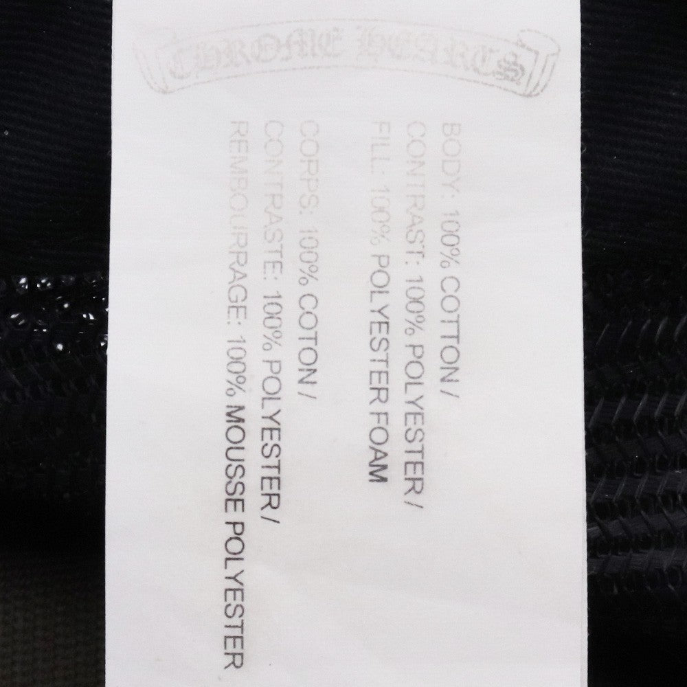 Chrome Hearts FUCK Patch Crossball Trucker Hat Black Size F