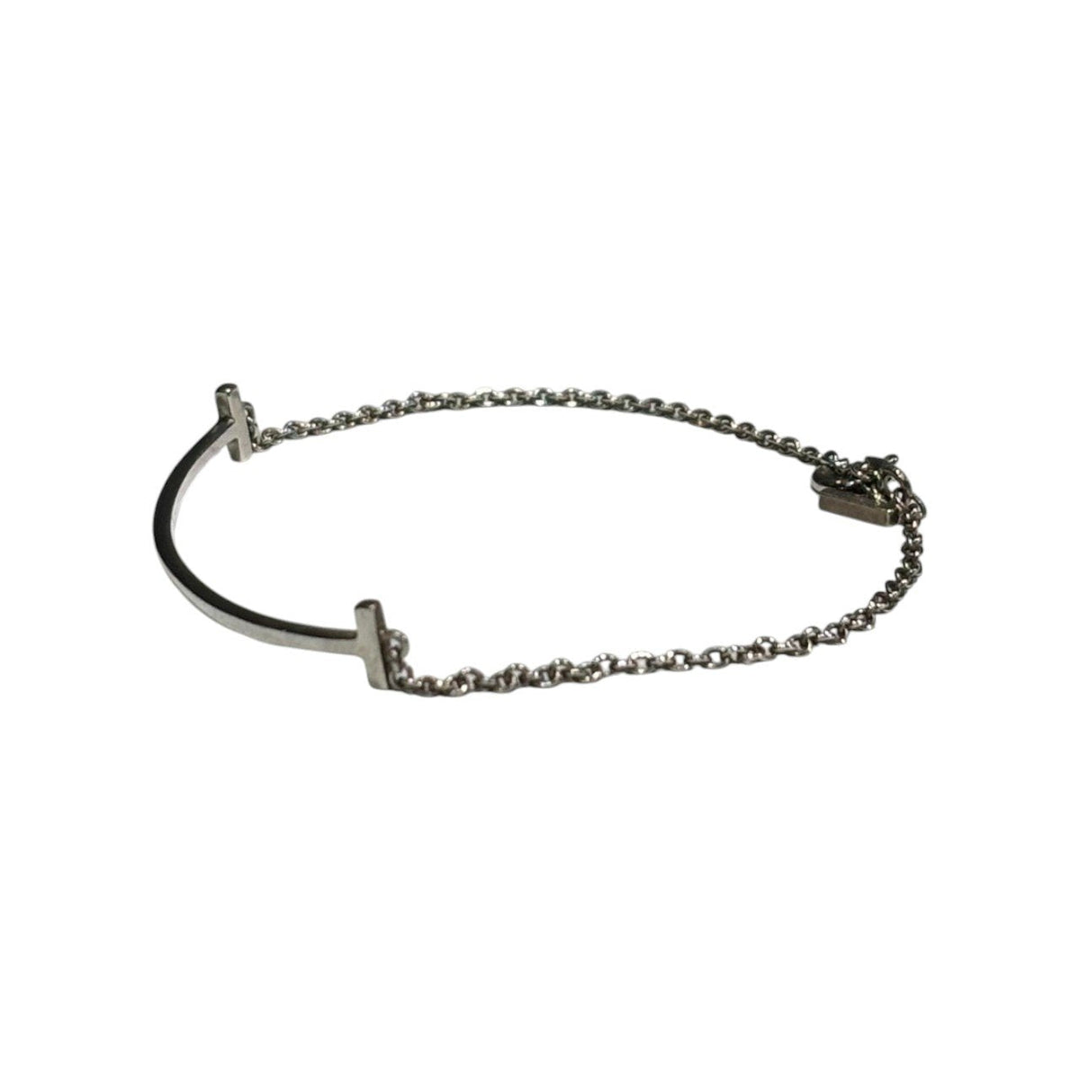 TIFFANY & CO. T Smile Silver Bracelet