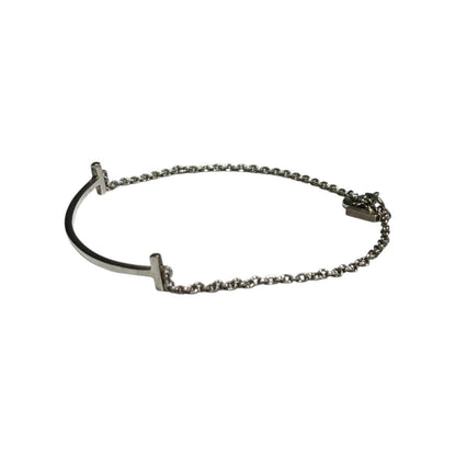 TIFFANY & CO. T Smile Silver Bracelet